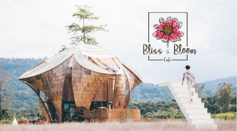 Bliss & Bloom Cafe คาเฟ่สุดอลังการรูปทรงดอกไม้สุดเก๋