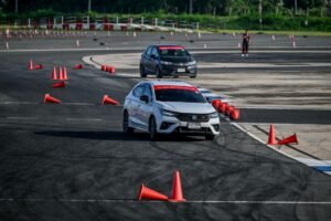บรรยากาศกิจกรรม Honda Driving Clinic